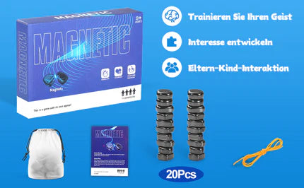Magnetic Chess Game,Portable Intellectual Battle & Strategy Board Game for Family Game Night,Magnetic Chess Strategy Game with String & Stones for Kids and Adults, Advent Calendar 2025