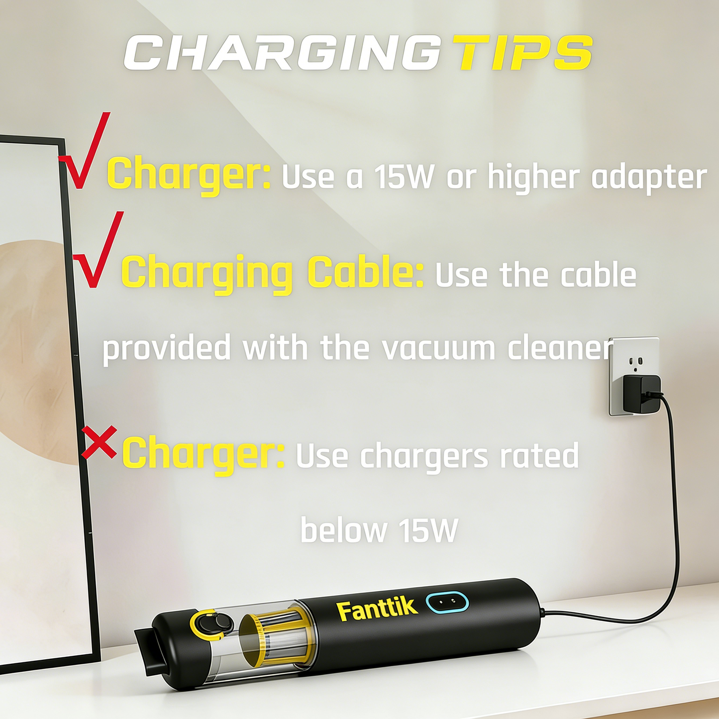 🔥Portable Handheld Vacuum – Cordless for Car & Home