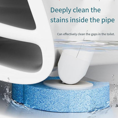 Upgrade Disposable Toilet Brush, Disposable Toilet Cleaning Set with Holder & Refills, Extended Handle Bowl Brush for Hygienic Bathroom Maintenance