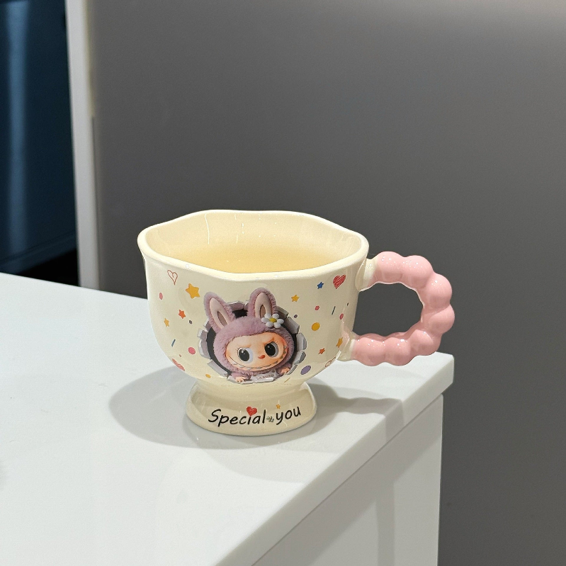 Labb Aesthetic Ceramic Couple Mugs - Perfect Birthday & Souvenir Gift for Her,Pair of Couple Mugs