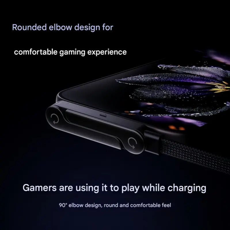 2-in-1 Invisible Holder Charger cable⚡240w super fast charging Fast charging Cord