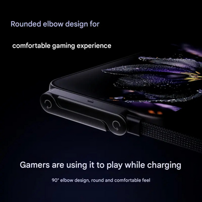 2-in-1 Invisible Holder Charger cable⚡240w super fast charging Fast charging Cord