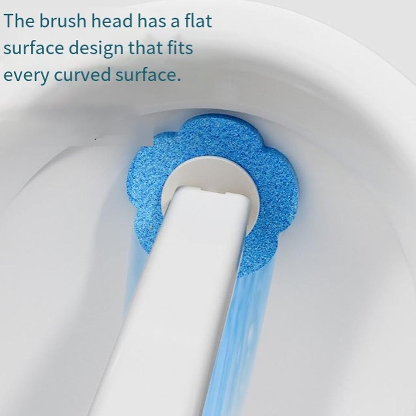 Upgrade Disposable Toilet Brush, Disposable Toilet Cleaning Set with Holder & Refills, Extended Handle Bowl Brush for Hygienic Bathroom Maintenance