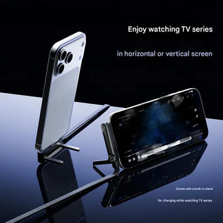 2-in-1 Invisible Holder Charger cable⚡240w super fast charging Fast charging Cord