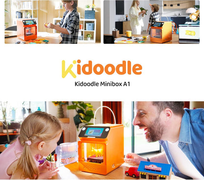 🥳3D Printer for Kids, Safe for Children, Toy 3D Printer, STEM Learning Mate, Wi-Fi & App Control, Weekly Update Toy Library, Touch Screen🆓 Includes 16 PLA Filaments for Home & School Use