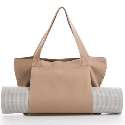 Top-Rated Canvas Yoga Mat Bag | Lightweight Shoulder Tote for Outdoor Exercise & Travel