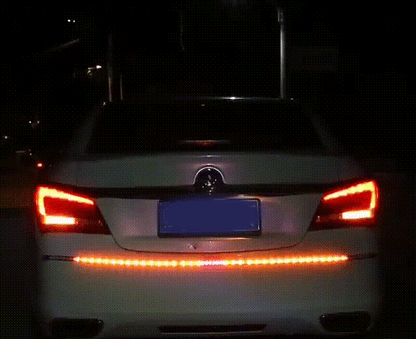 Pickup Truck Bone-Shape Light Bar, 48/60 Inch, High Brightness, Scanning Mode, Dual-Color, with Turn Signal & Brake Light Functions