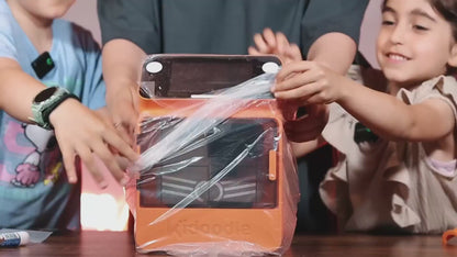 🥳3D Printer for Kids, Safe for Children, Toy 3D Printer, STEM Learning Mate, Wi-Fi & App Control, Weekly Update Toy Library, Touch Screen🆓 Includes 16 PLA Filaments for Home & School Use