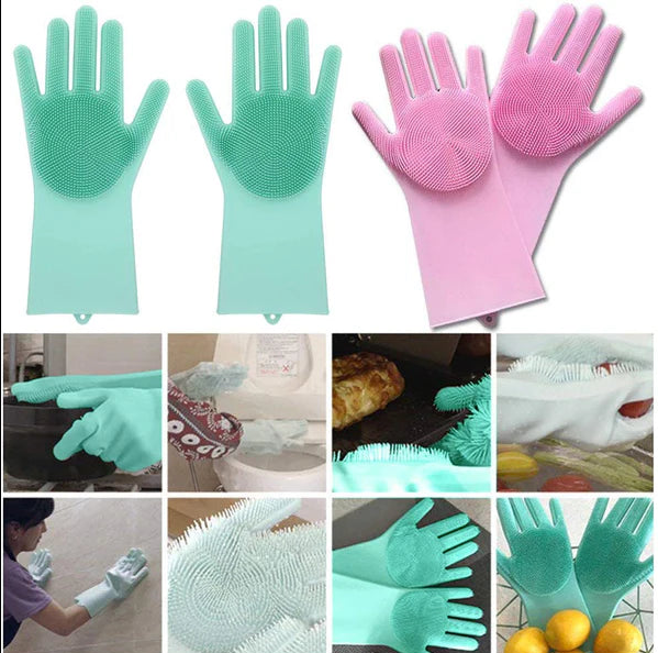 Silicone Clean Hands Gloves